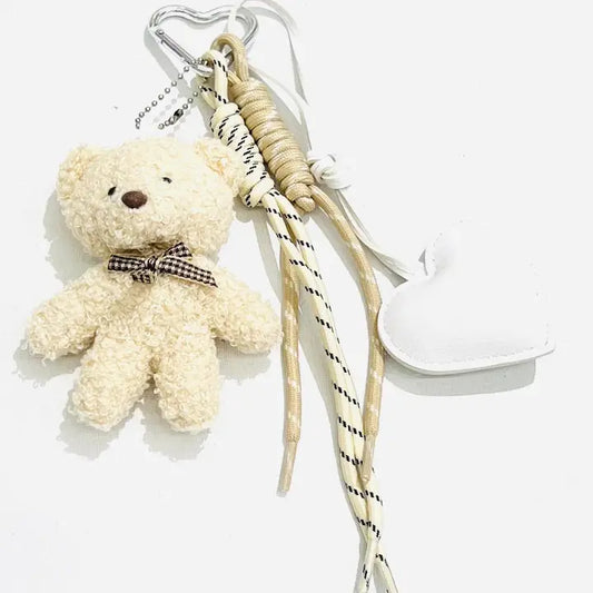 Porte-clés ours blanc